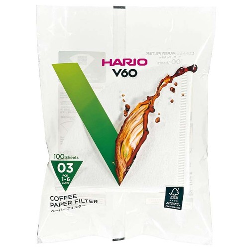 Hario papierfilter weiß - weiß, für