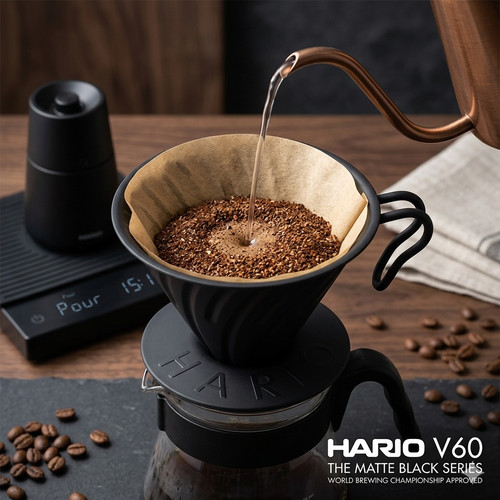 Hario v60 metall - metall, kaffeefilter